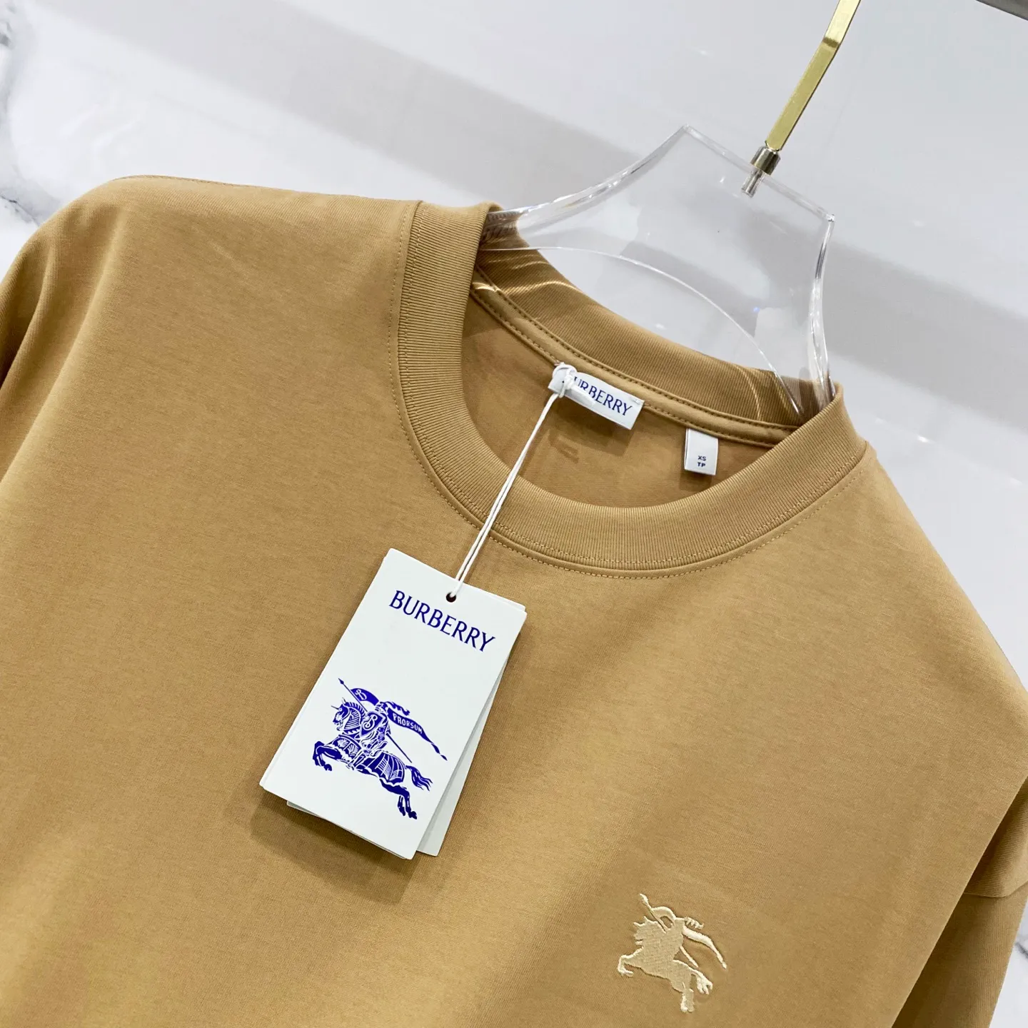 BURBERRY/ - 260 T LOGO Quality 100 ％ Versatile Size:XS-L :Black.White.Khaki